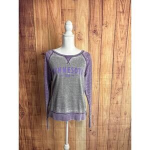 Zen by J America Minnesota "worn in"  Lightweight Sweatshirt Women's Size M